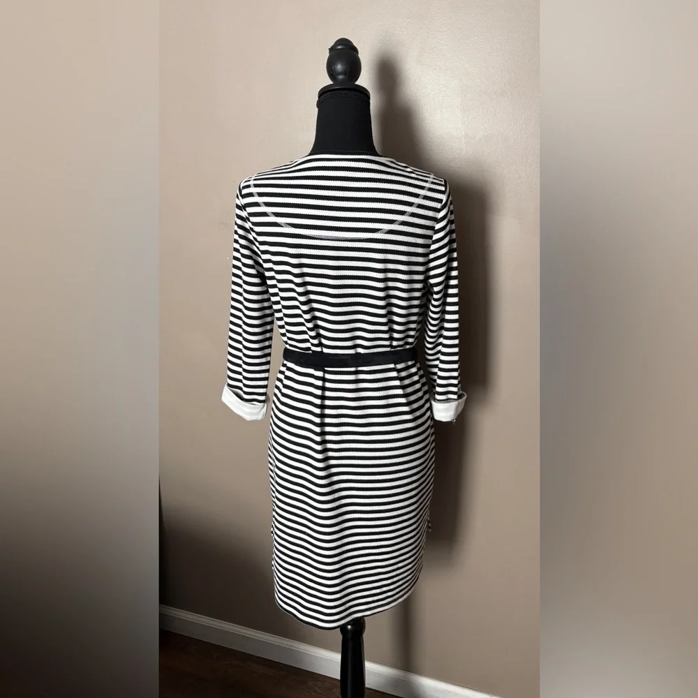 ALYA tunic sweatshirt dress casual cute nautical vacation preppy sz M EUC
